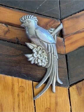 Vintage Silver Quetzal Brooch